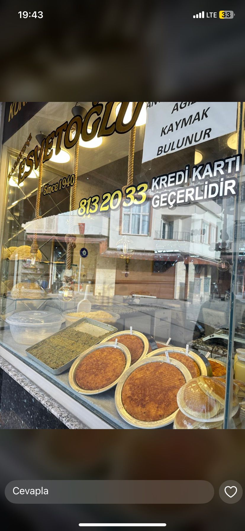 Esvetoğlu Kadayıf Ali Usta